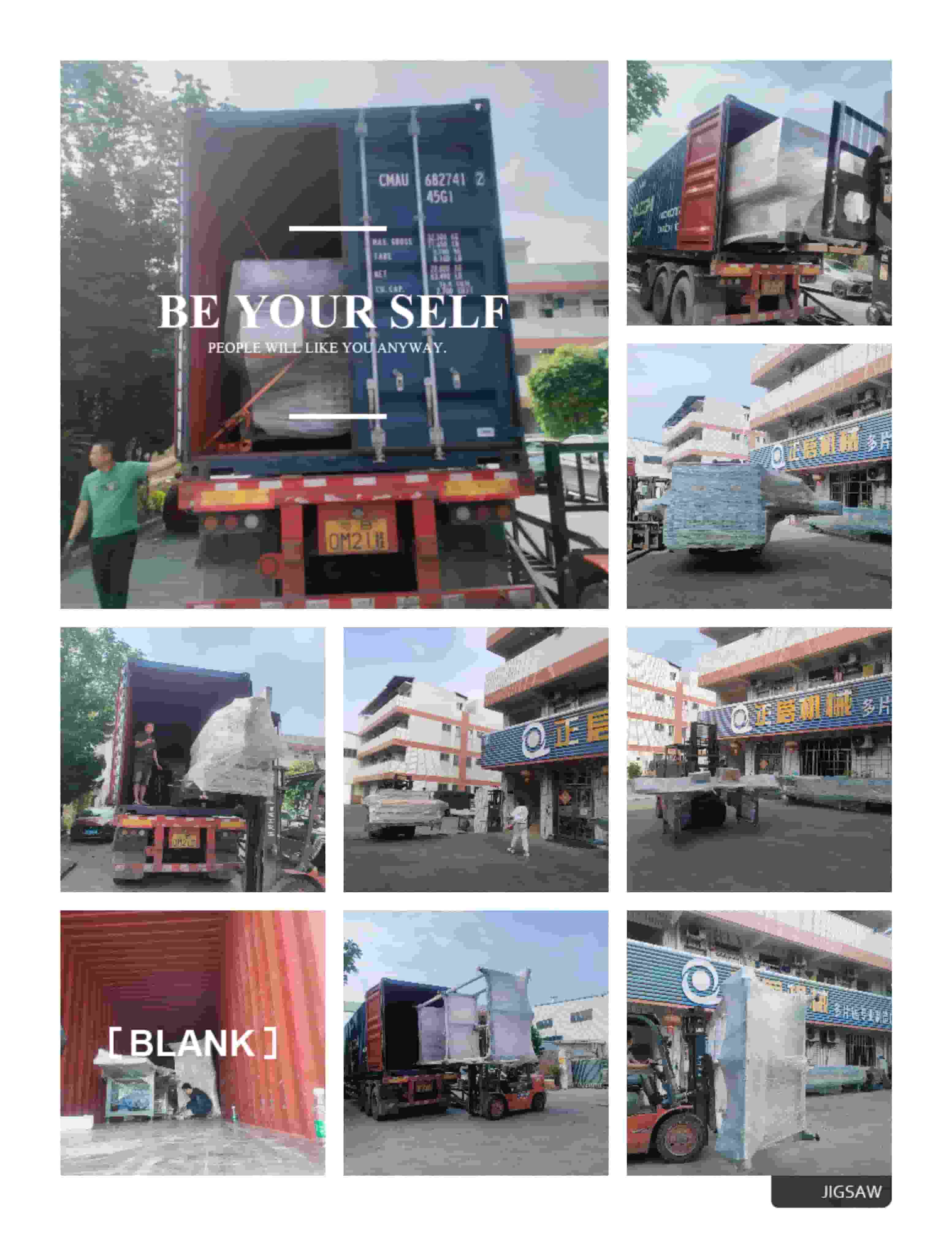 2023年12月15日發(fā)佛山品億良機械發(fā)印尼裝柜-ZQ400原木多片鋸、堆料輸送架、自動翻轉(zhuǎn)進料架、自動出料架